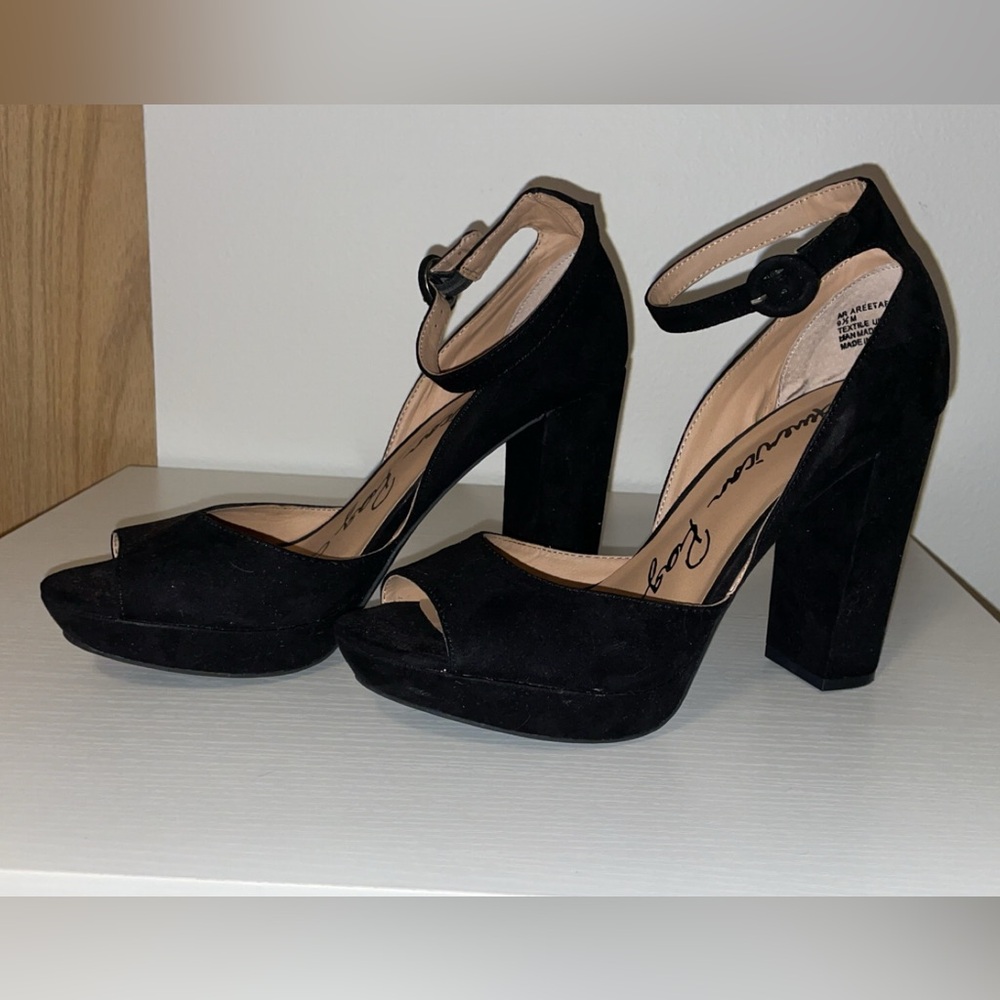 Black high heels